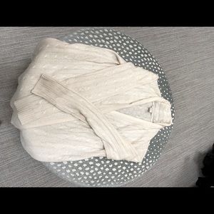 Open cashmere sweater